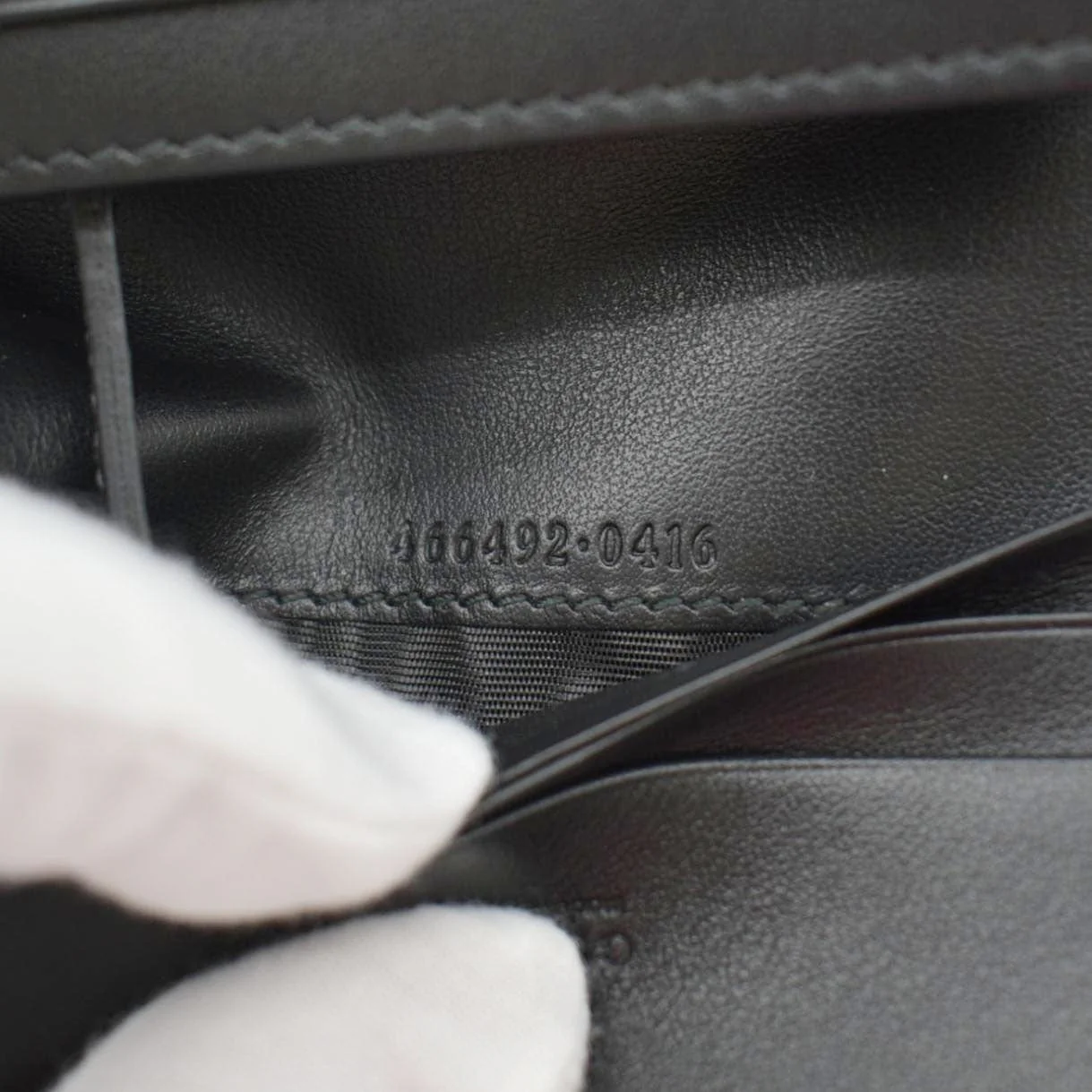 Gucci Marmont GG Matelasse Leather Card Case Wallet Black 466492 - Image 13