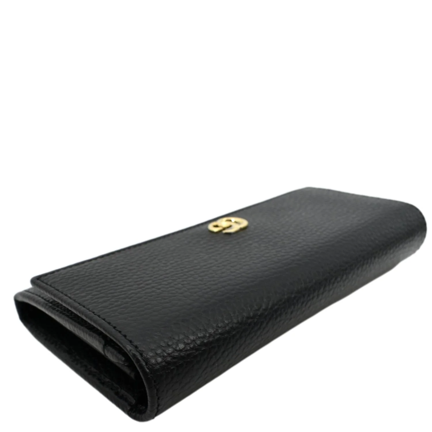 GUCCI GG Marmont Continental Leather Wallet Black 456116 - Image 5