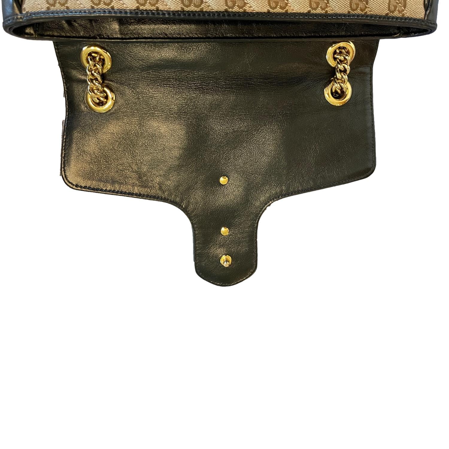 GUCCI GG Marmont Medium Canvas Crossbody Bag Beige 443496 - Image 11