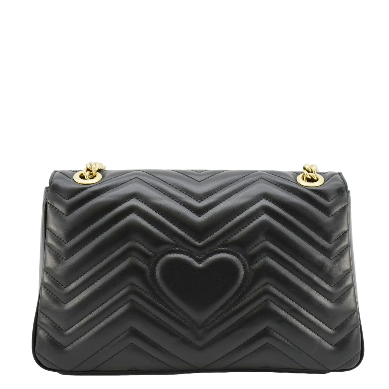 GUCCI GG Marmont Medium Matelasse Shoulder Bag Black 443496 - Image 4