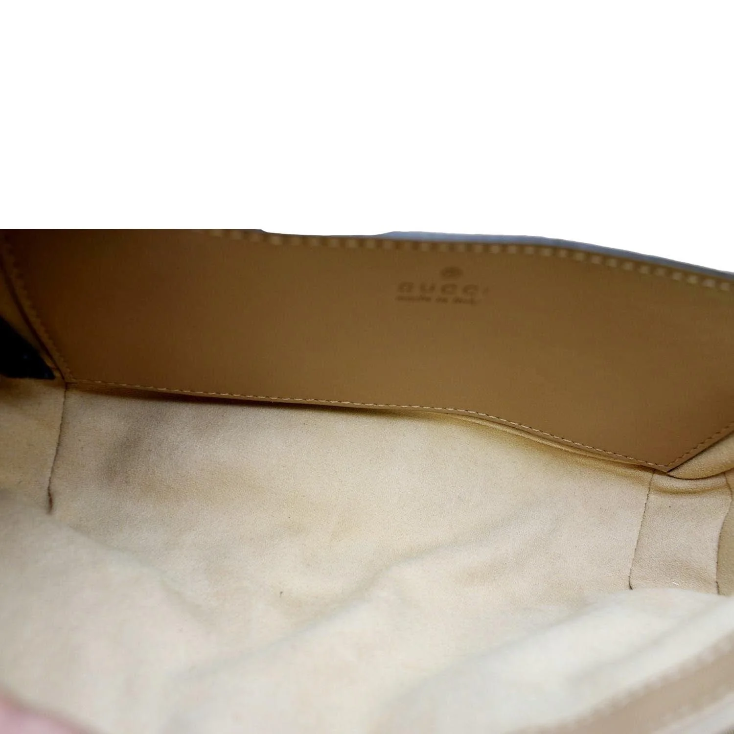GUCCI GG Marmont Mini Leather Shoulder Bag Beige 446744 - Image 10