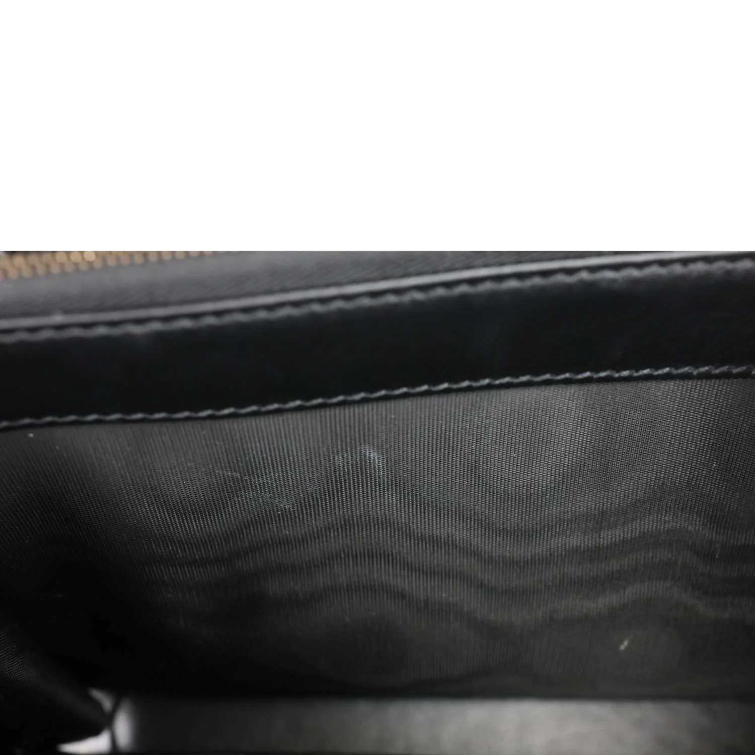 GUCCI GG Marmont Mini Matelasse Leather Crossbody Bag Black 474575 - Image 12