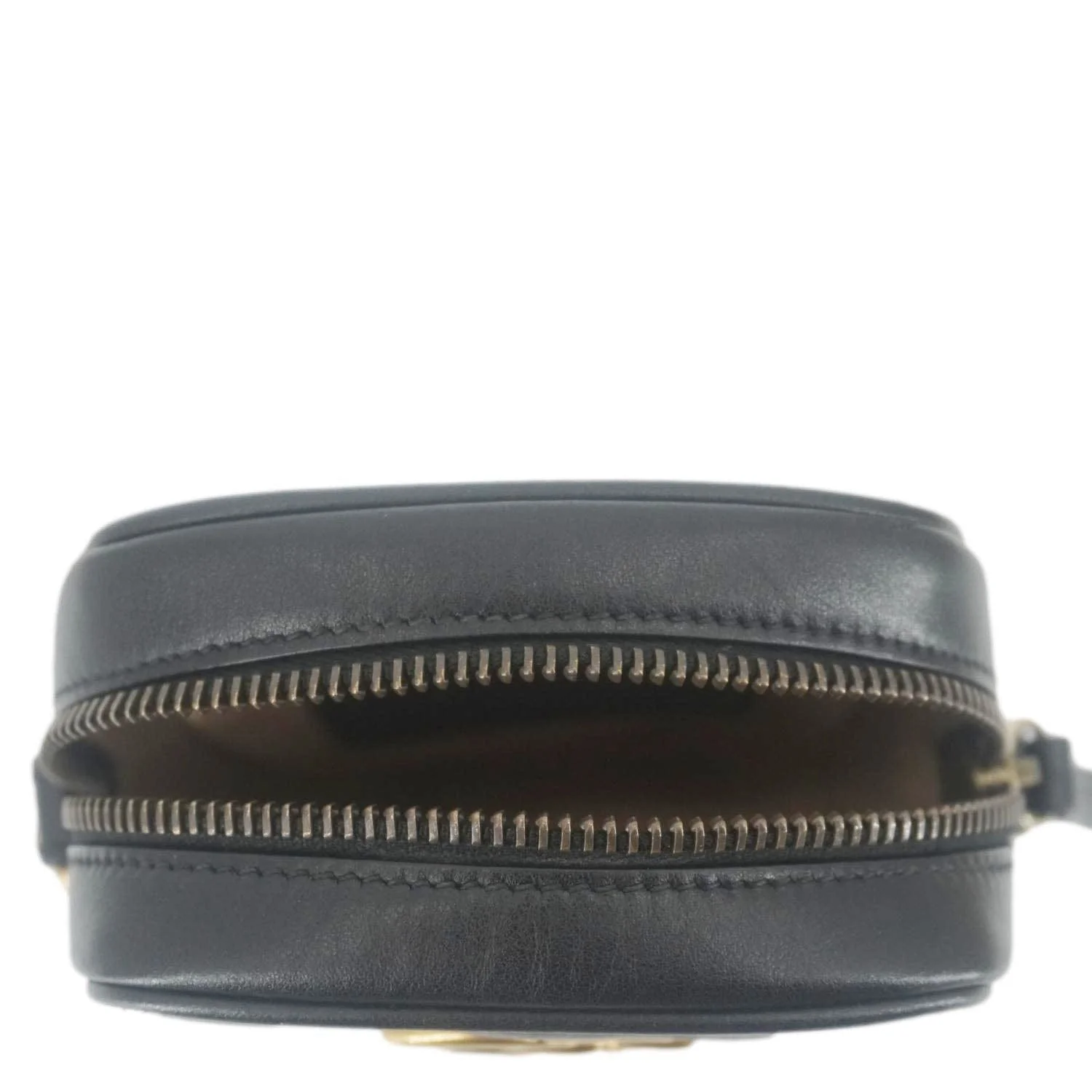GUCCI GG Marmont Mini Matelasse Leather Crossbody Bag Black 598597 - Image 11