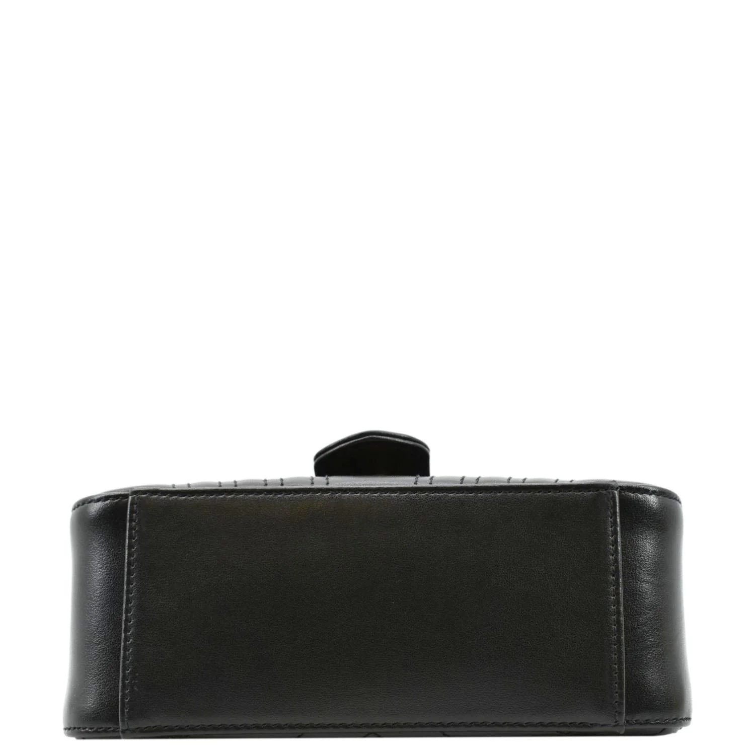 GUCCI GG Marmont Leather Top Handle Crossbody Bag Black 547260 - Image 10
