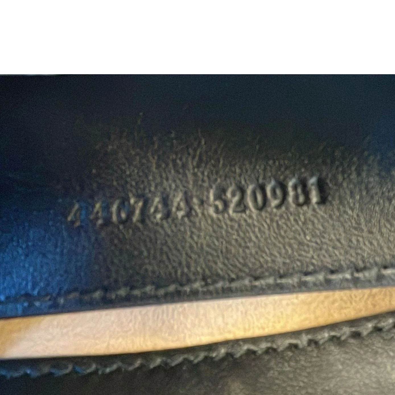 GUCCI GG Marmont Mini Leather Shoulder Bag Black 446744 - Image 16