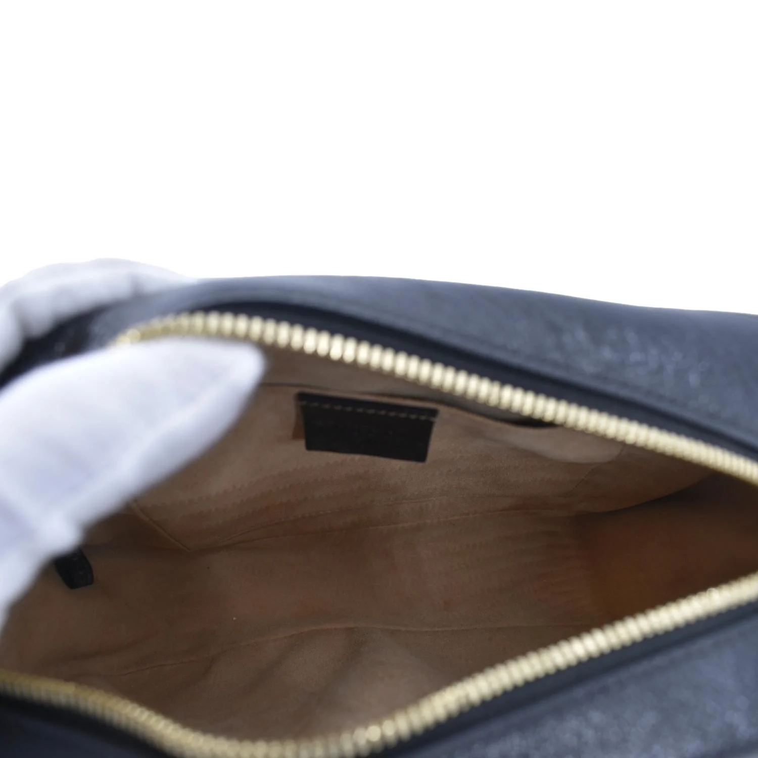 GUCCI Marmont Small Monogram Canvas Crossbody Camera Bag Beige 447632 - Image 11