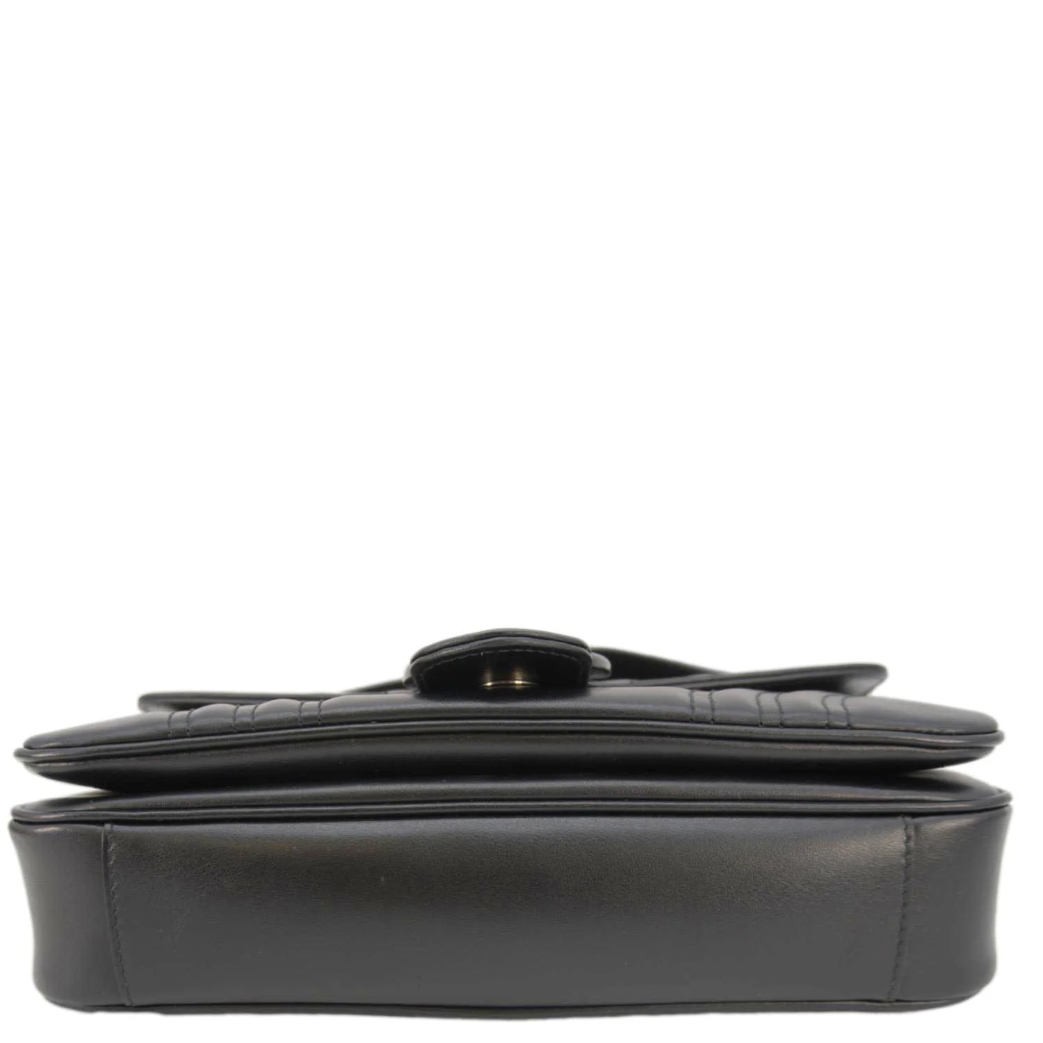 GUCCI GG Marmont Small Leather Shoulder Bag Black 734814 - Image 11