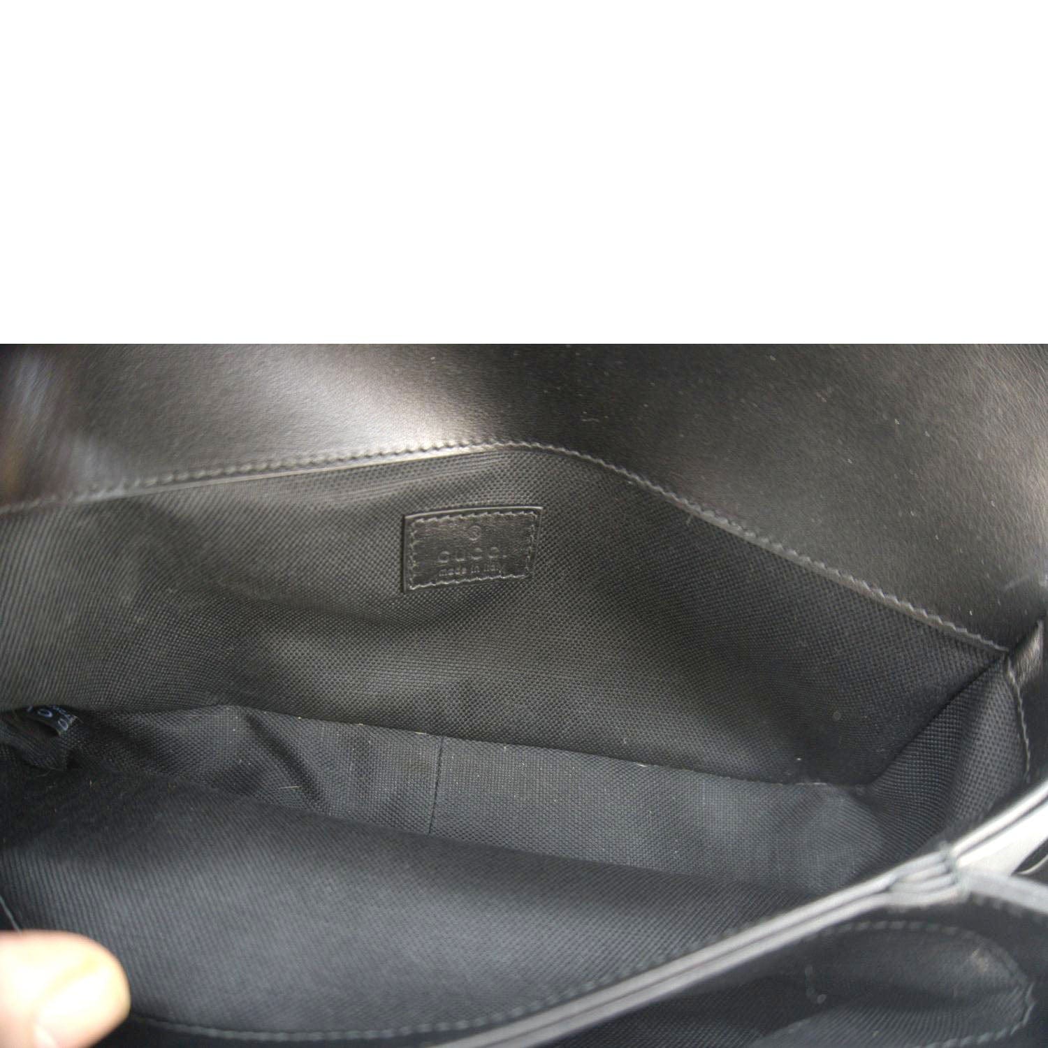 GUCCI GG Marmont Small Leather Shoulder Bag Black 734814 - Image 13