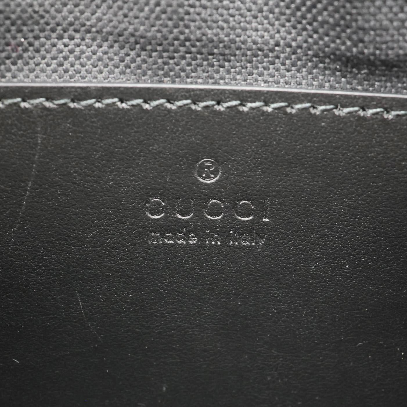 GUCCI GG Marmont Mini Matelasse Chevron Leather Camera Bag Black 634936 - Image 13