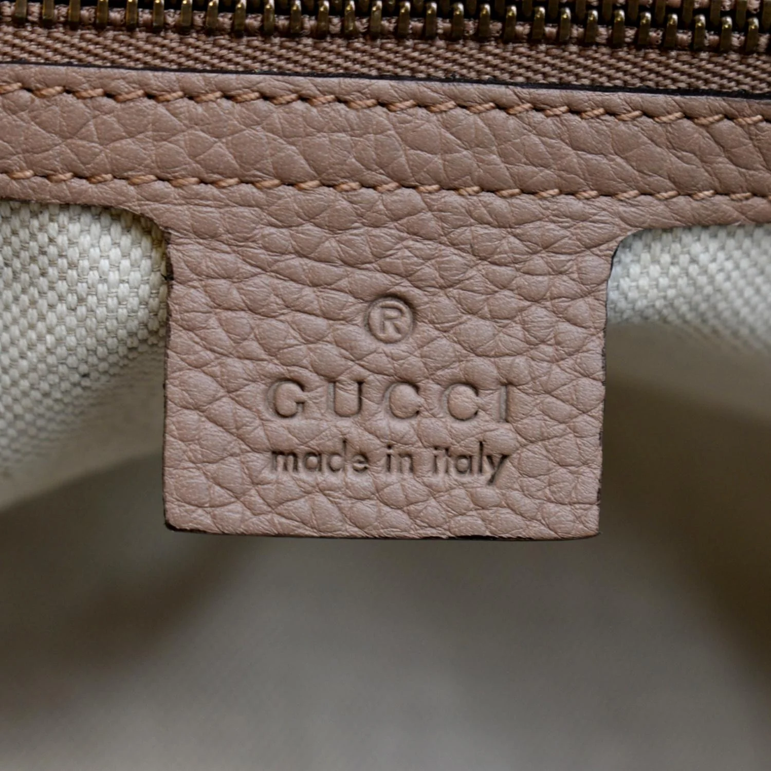 GUCCI GG Marmont Leather Top Handle Shoulder Bag Beige 421890 - Image 12