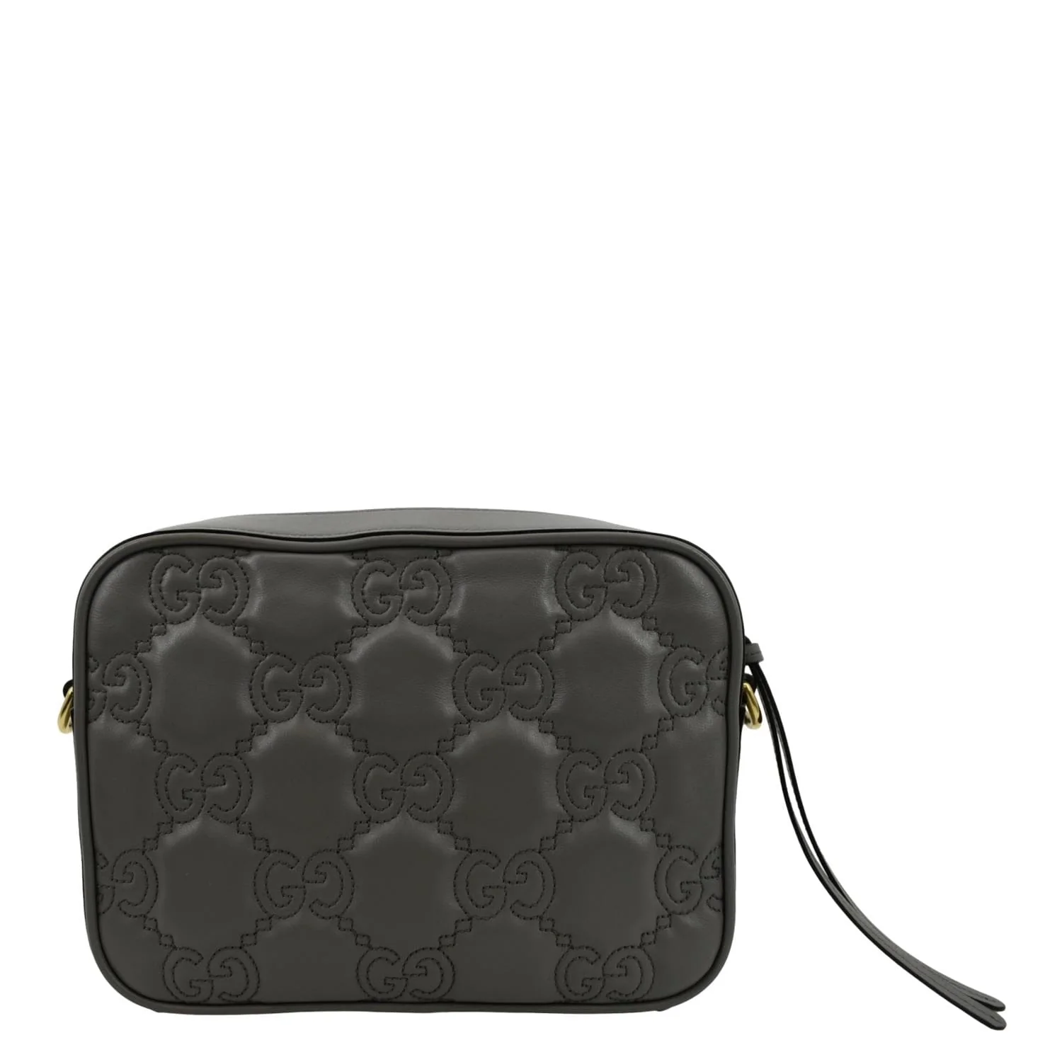 GUCCI GG Matelasse Small Leather Crossbody Bag Dusty Grey 702234 - Image 4