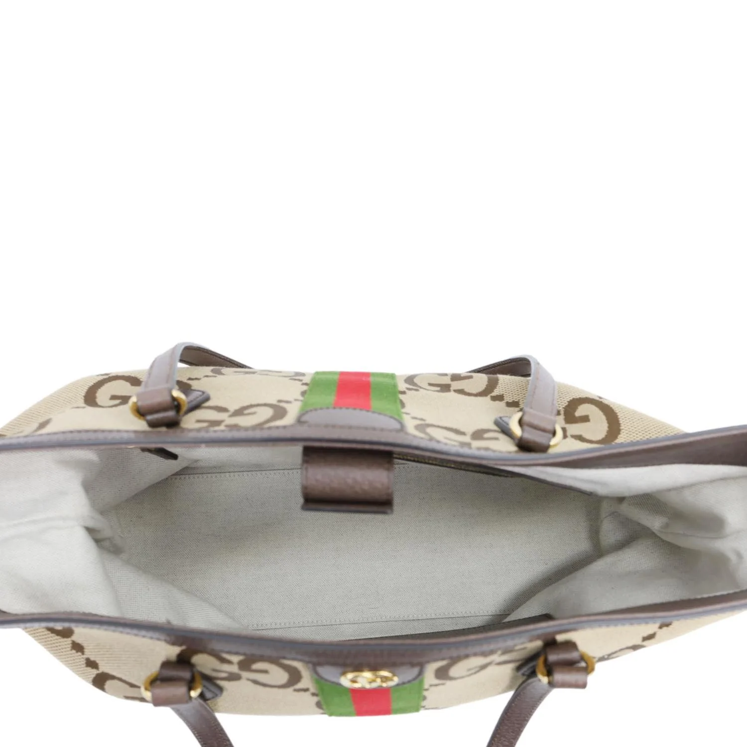 GUCCI Ophidia Medium GG Supreme Canvas Tote Bag Beige 631685 - Image 11