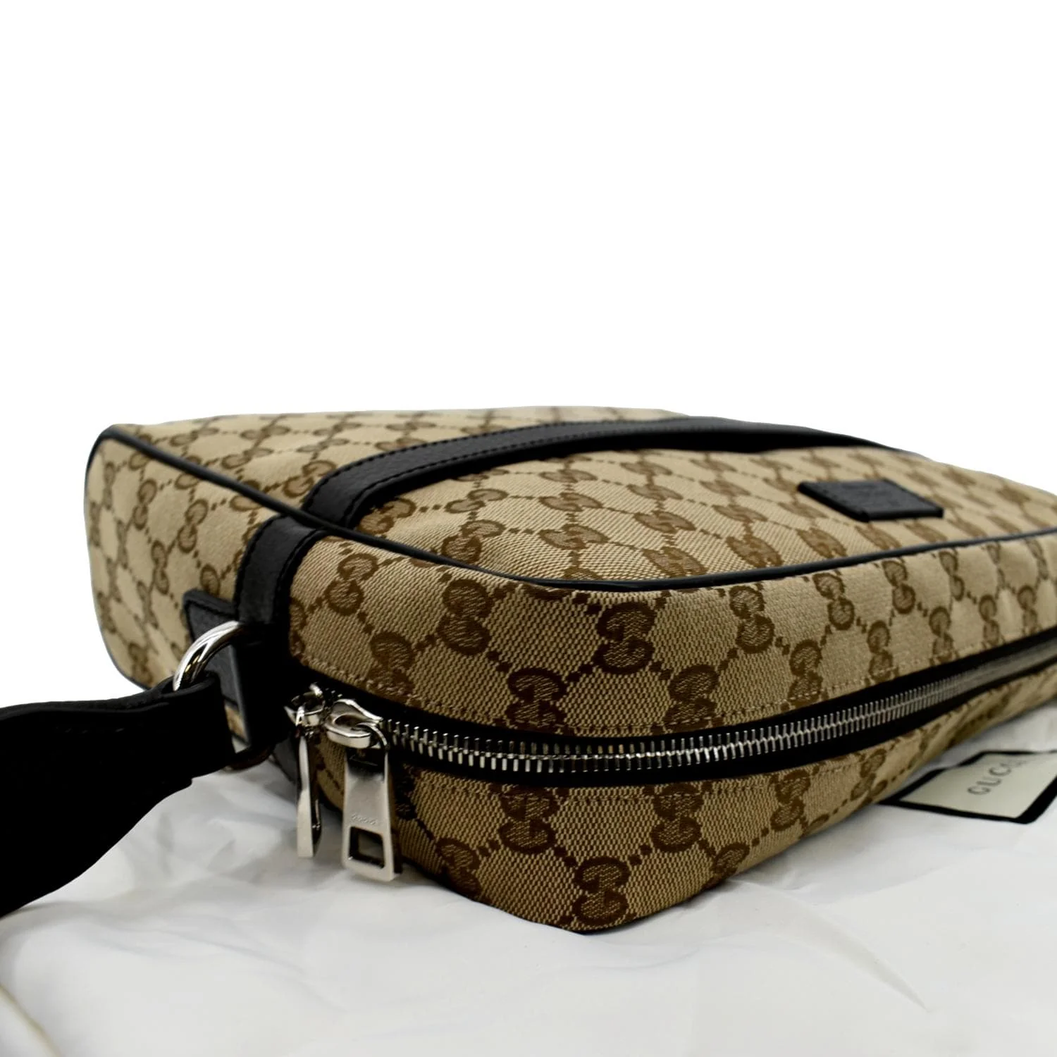 GUCCI GG Monogram Canvas Messenger Bag Dark Brown 449173 - Image 7