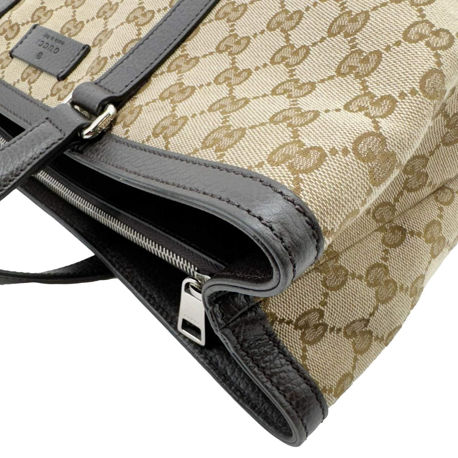 GUCCI Joy Large GG Supreme Canvas Shopping Tote Bag Beige 449169 - Image 8