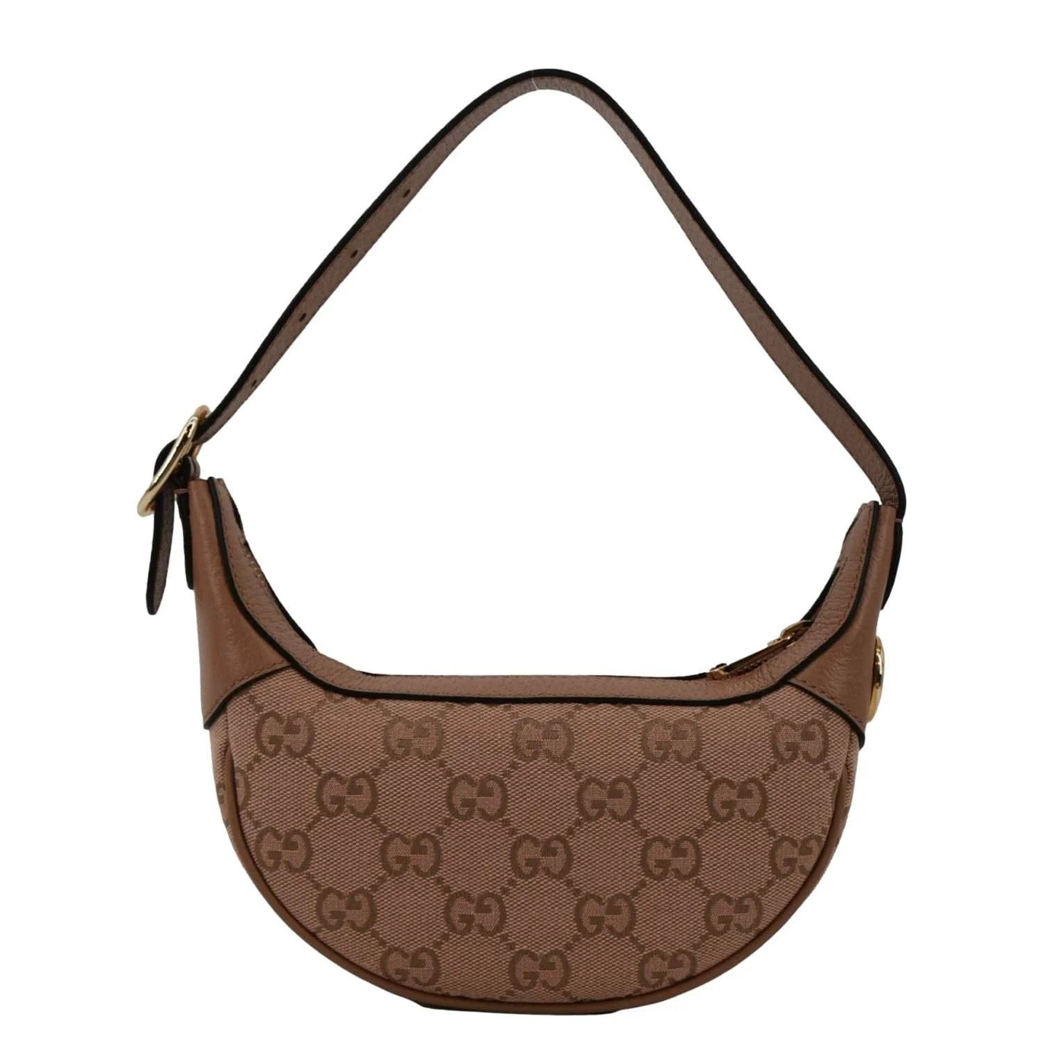 GUCCI Mini Ophidia Jumbo GG Supreme Canvas Hobo Bag Pink 658551 - Image 3