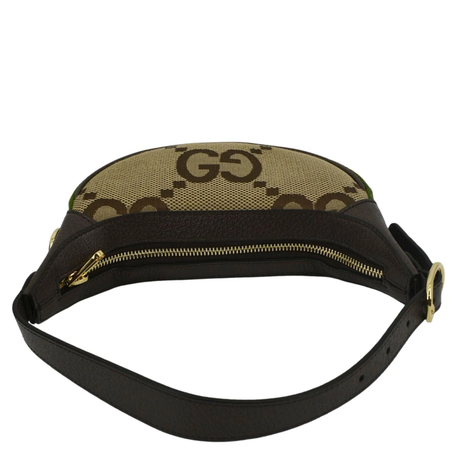 GUCCI Mini Ophidia Jumbo GG Supreme Canvas Hobo Bag Ebony 658551 - Image 5