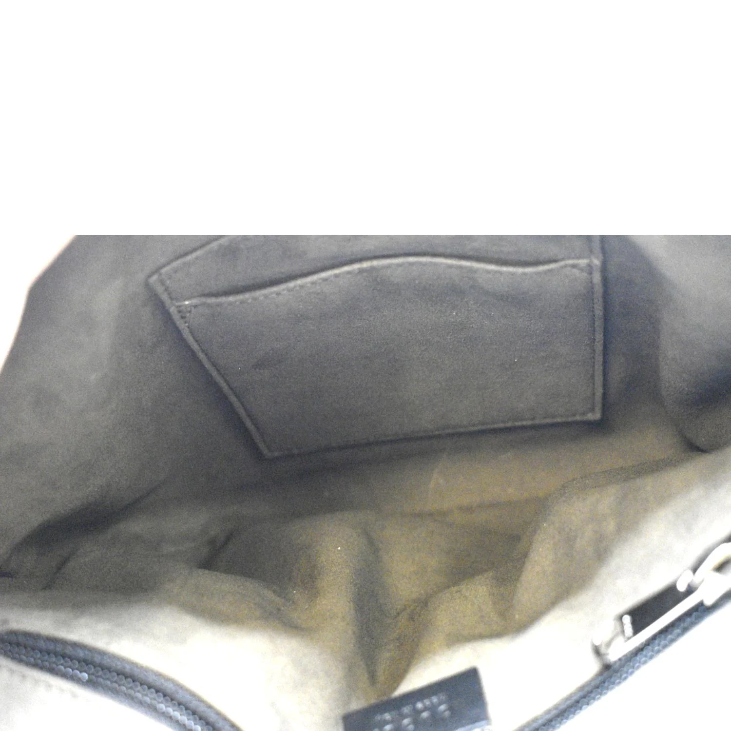 GUCCI GG Signature Leather Messenger Bag Black 406410 - Image 10