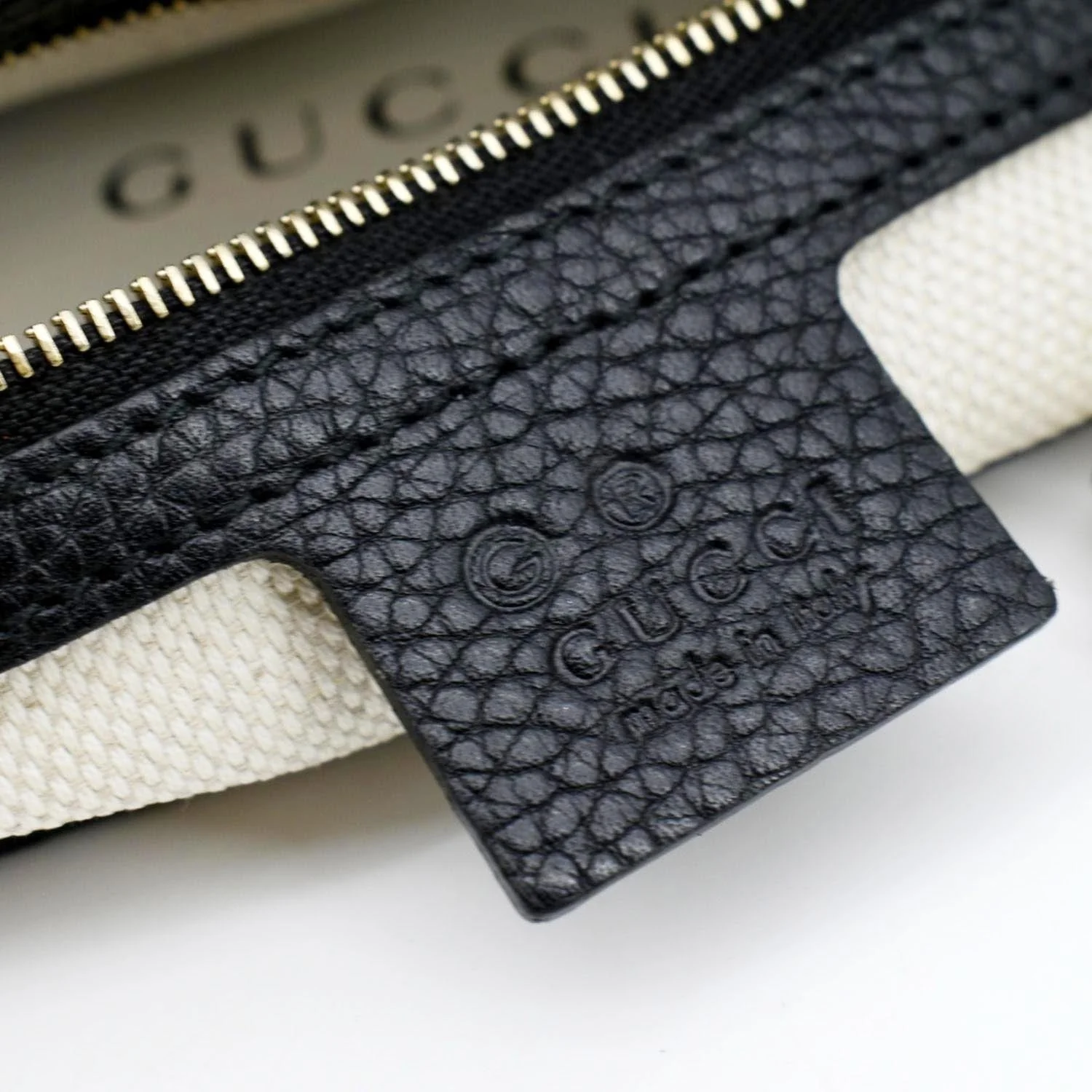 GUCCI Soho GG Flap Leather Chain Shoulder Bag Black 536224 - Image 10
