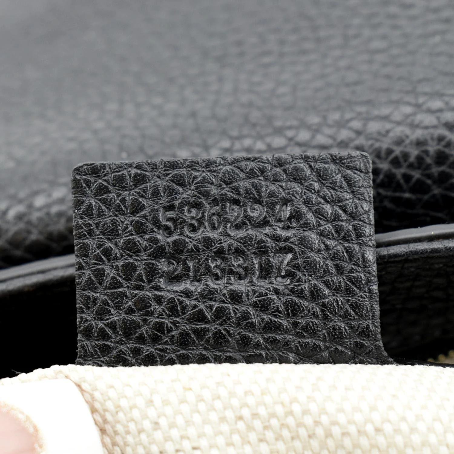 GUCCI Soho GG Flap Leather Chain Shoulder Bag Black 536224 - Image 11