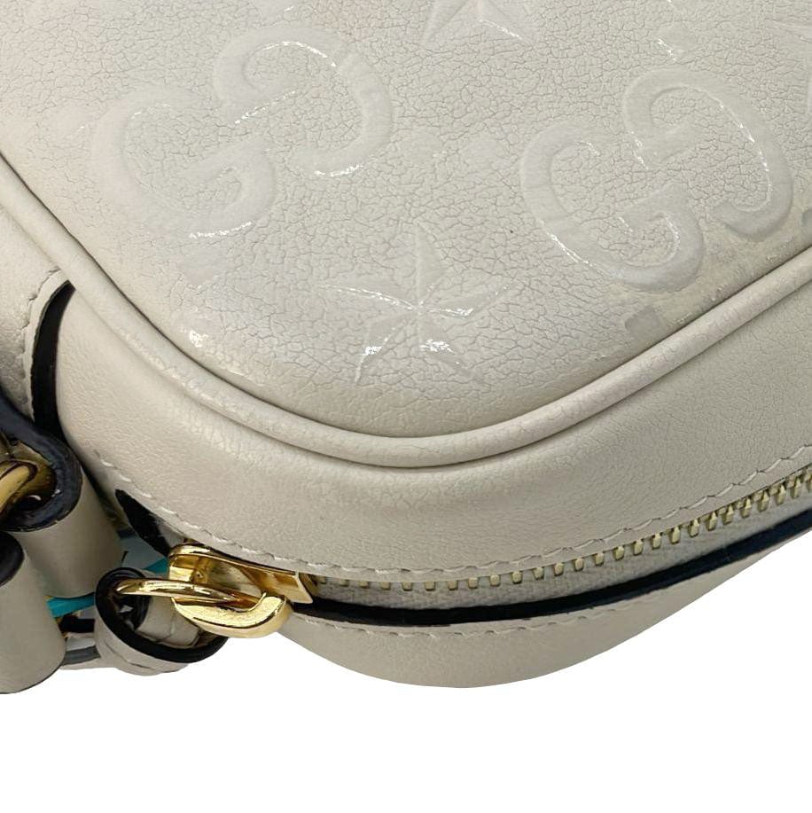 GUCCI GG Star Leather Crossbody Bag Off White 675776 - Image 10