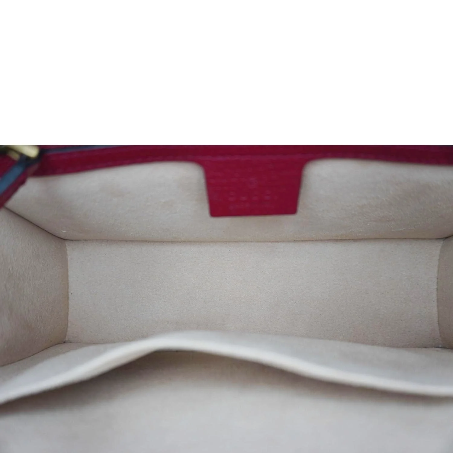 GUCCI Queen Margaret Bee GG Supreme Canvas Shoulder Bag Red 476541 - Image 13