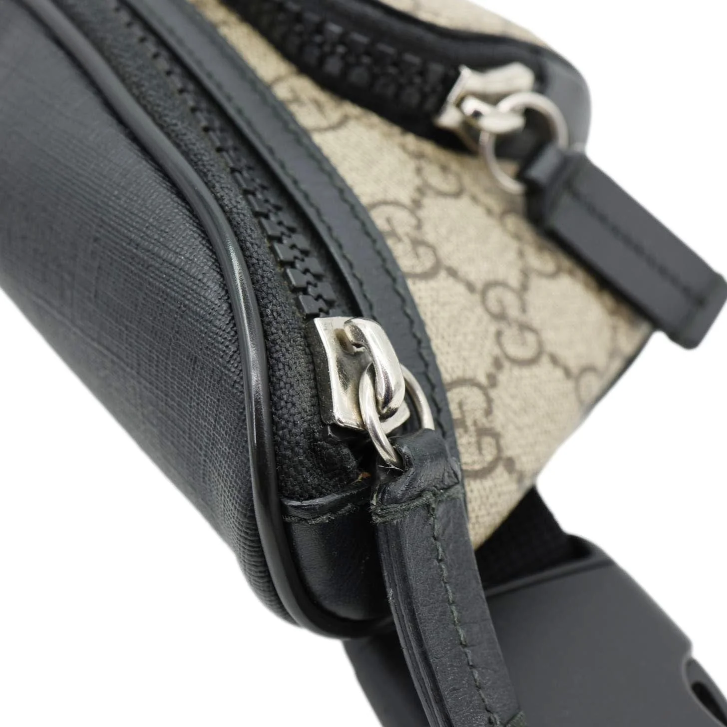 GUCCI GG Supreme Canvas Belt Bag Black 450946 - Image 7
