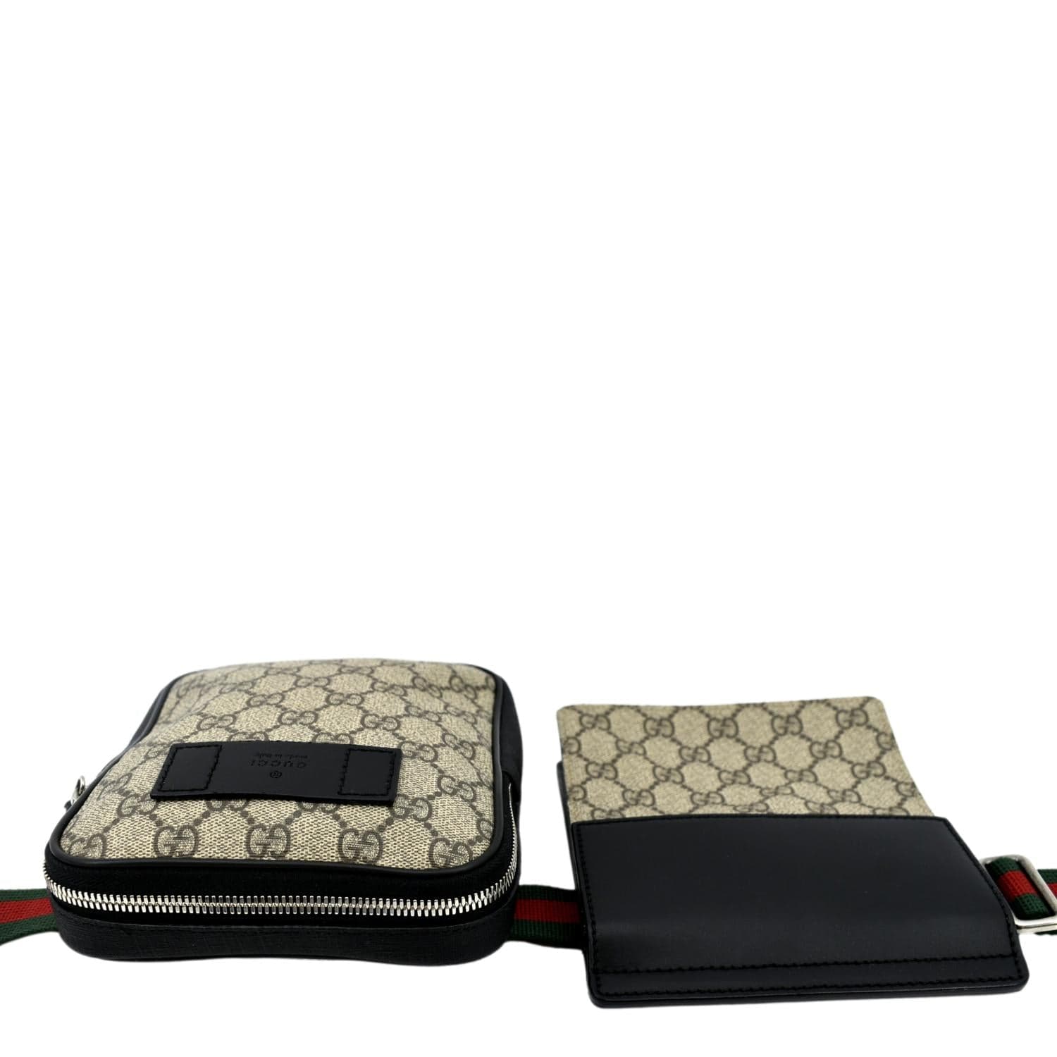 GUCCI GG Supreme Canvas Belt Bag Beige 450956 - Image 4