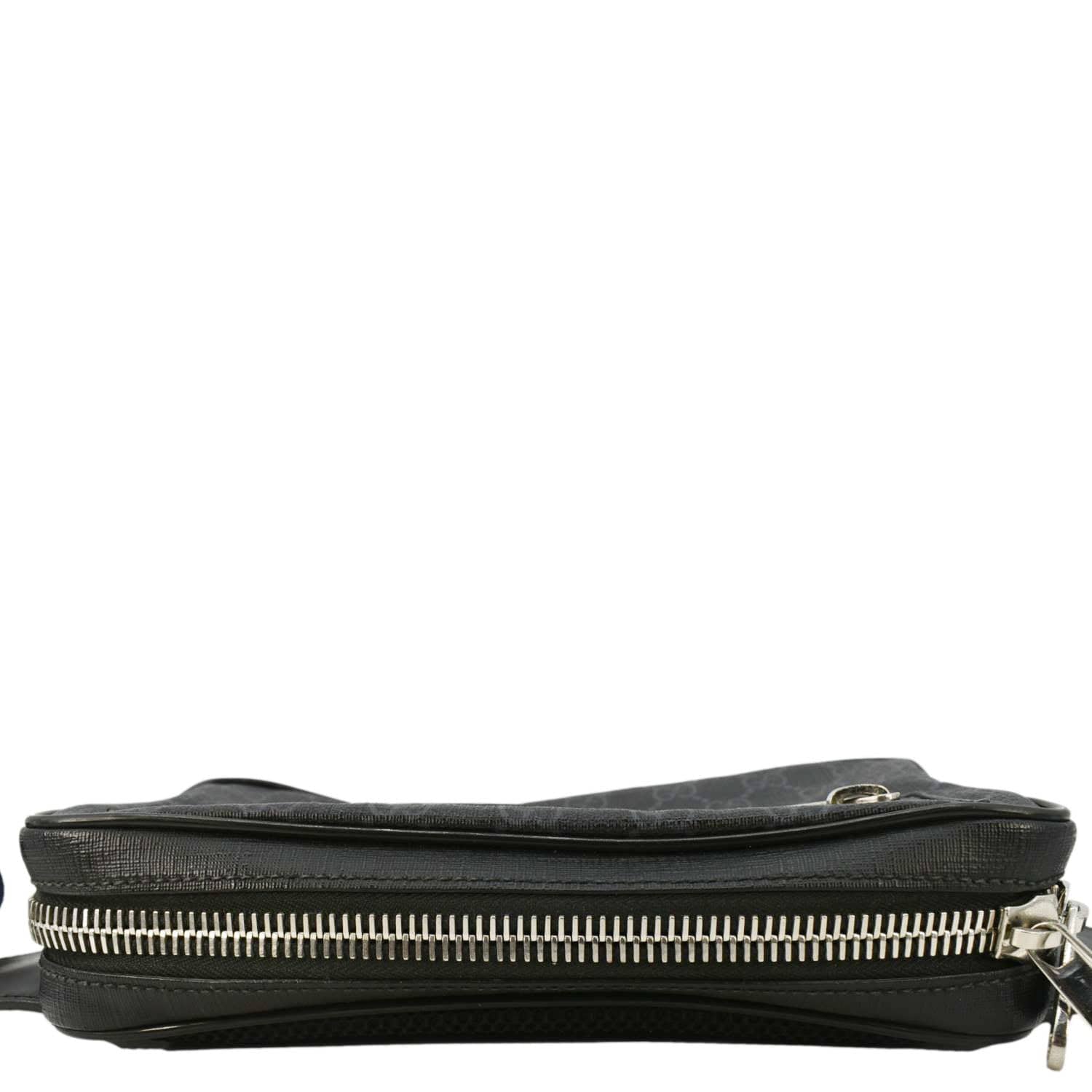 GUCCI GG Supreme Canvas Belt Bumbag Bag Black 474293 - Image 8