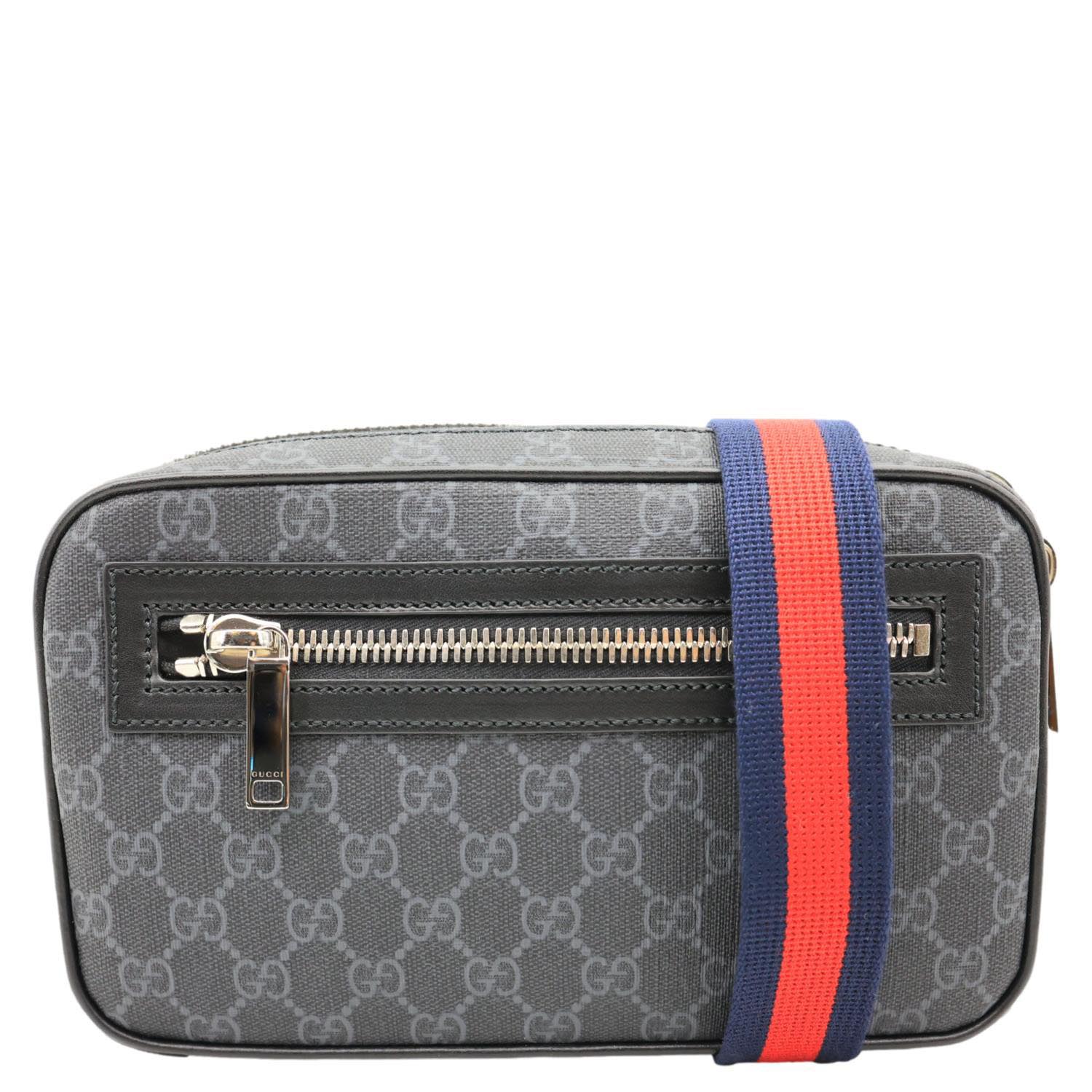 GUCCI GG Supreme Canvas Bumbag Black 792094 - Image 3
