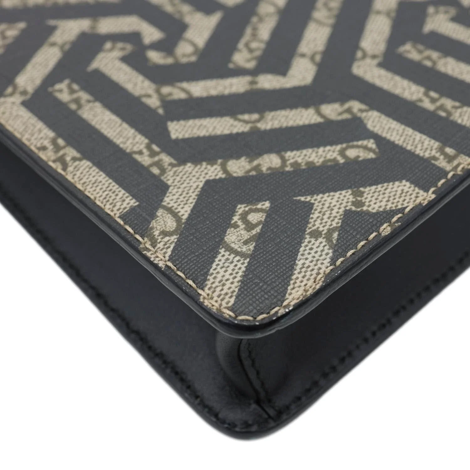 GUCCI Caleido GG Supreme Web Canvas Crossbody Bag Black 429004 - Image 7