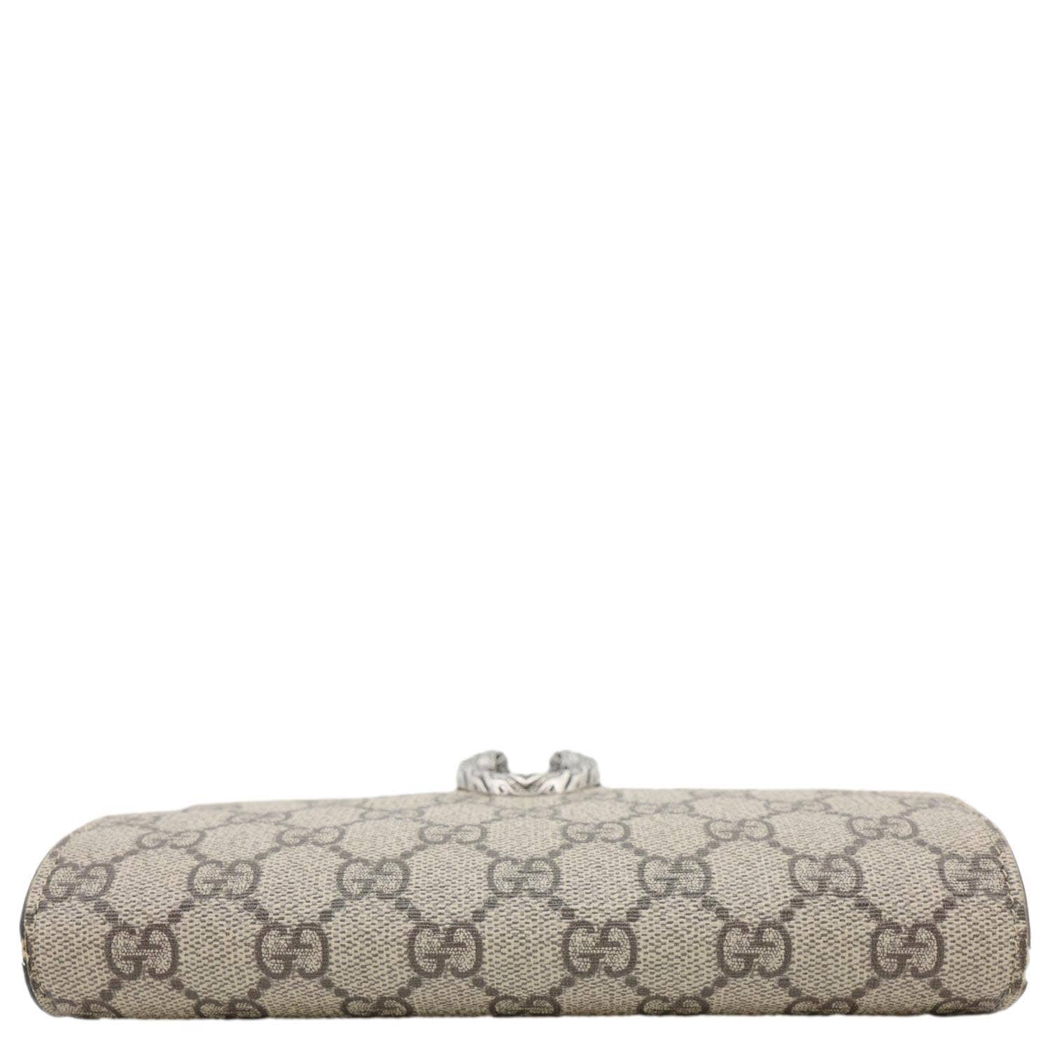 GUCCI Dionysus GG Supreme Canvas Chain Wallet Crossbody Bag Beige 401231 - Image 6