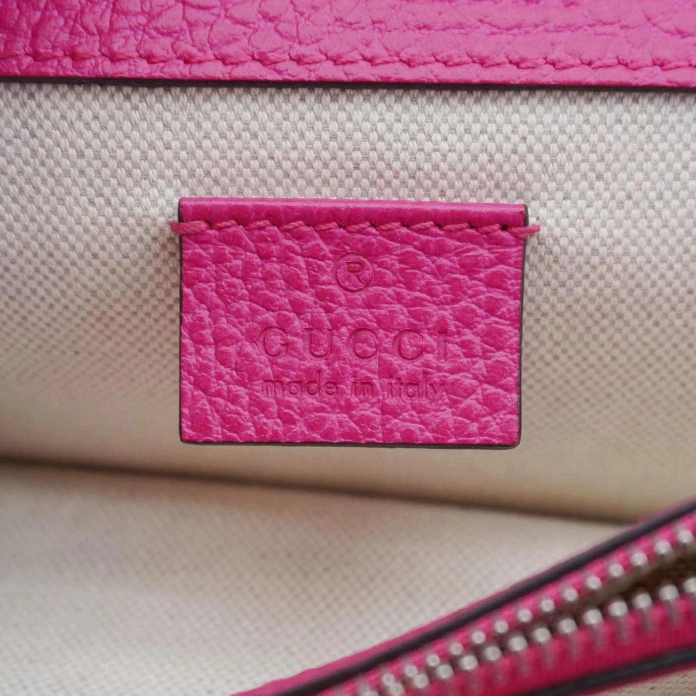 GUCCI Dionysus Small Calfskin Leather Crossbody Bag Pink 400249 - Image 14