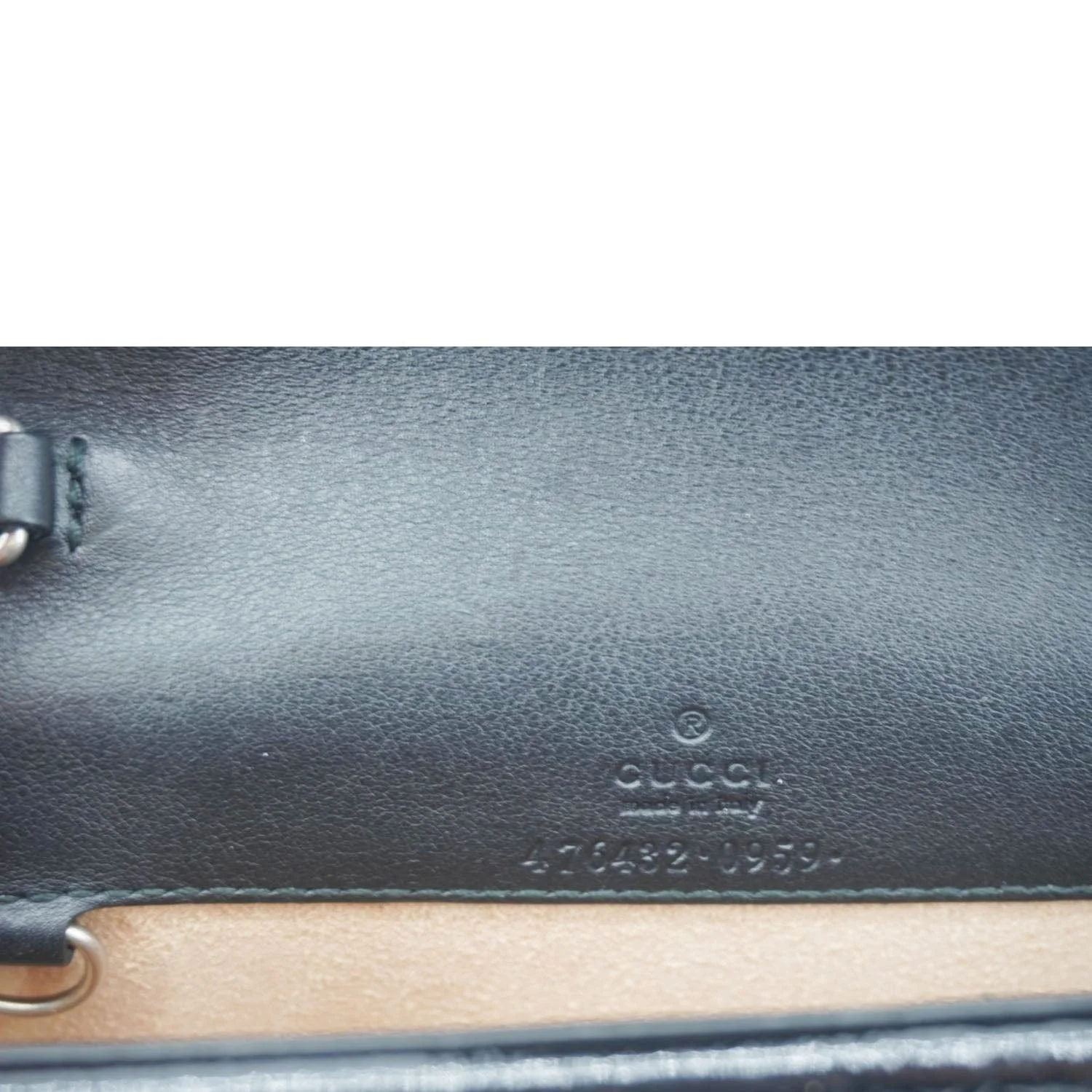 GUCCI Dionysus Super Mini GG Monogram Velvet Crossbody Bag Blue - Image 15