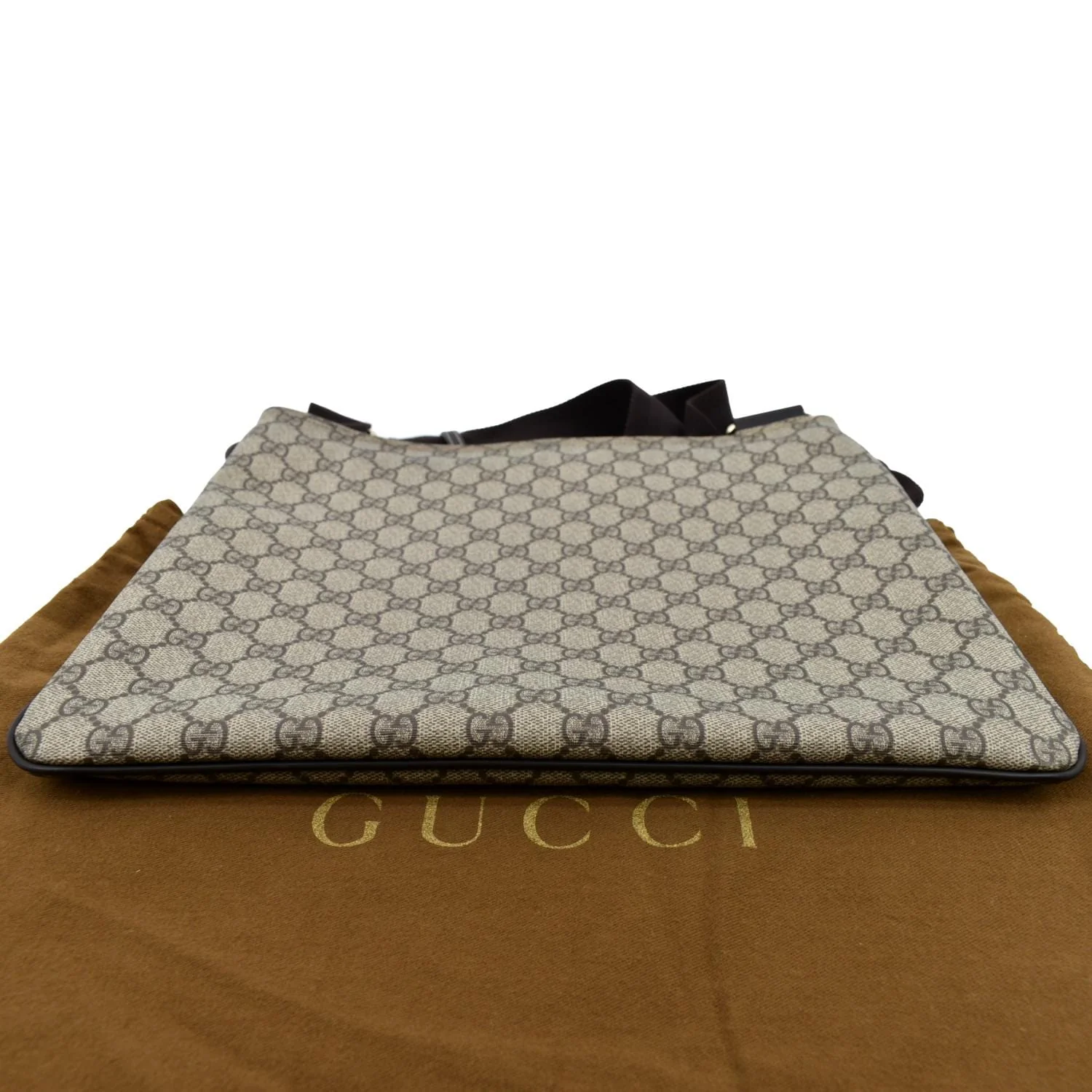 GUCCI GG Supreme Canvas Messenger Shoulder Bag Beige 201446 - Image 9