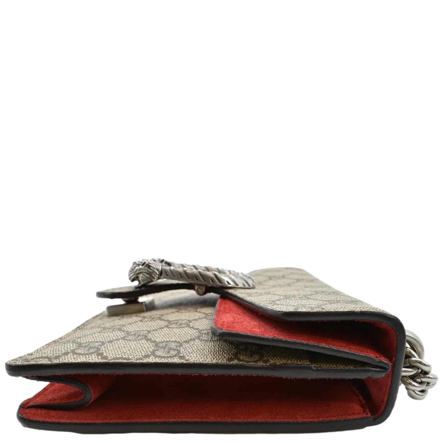 GUCCI Dionysus Mini GG Supreme Canvas Crossbody Bag Beige 421970 - Image 8