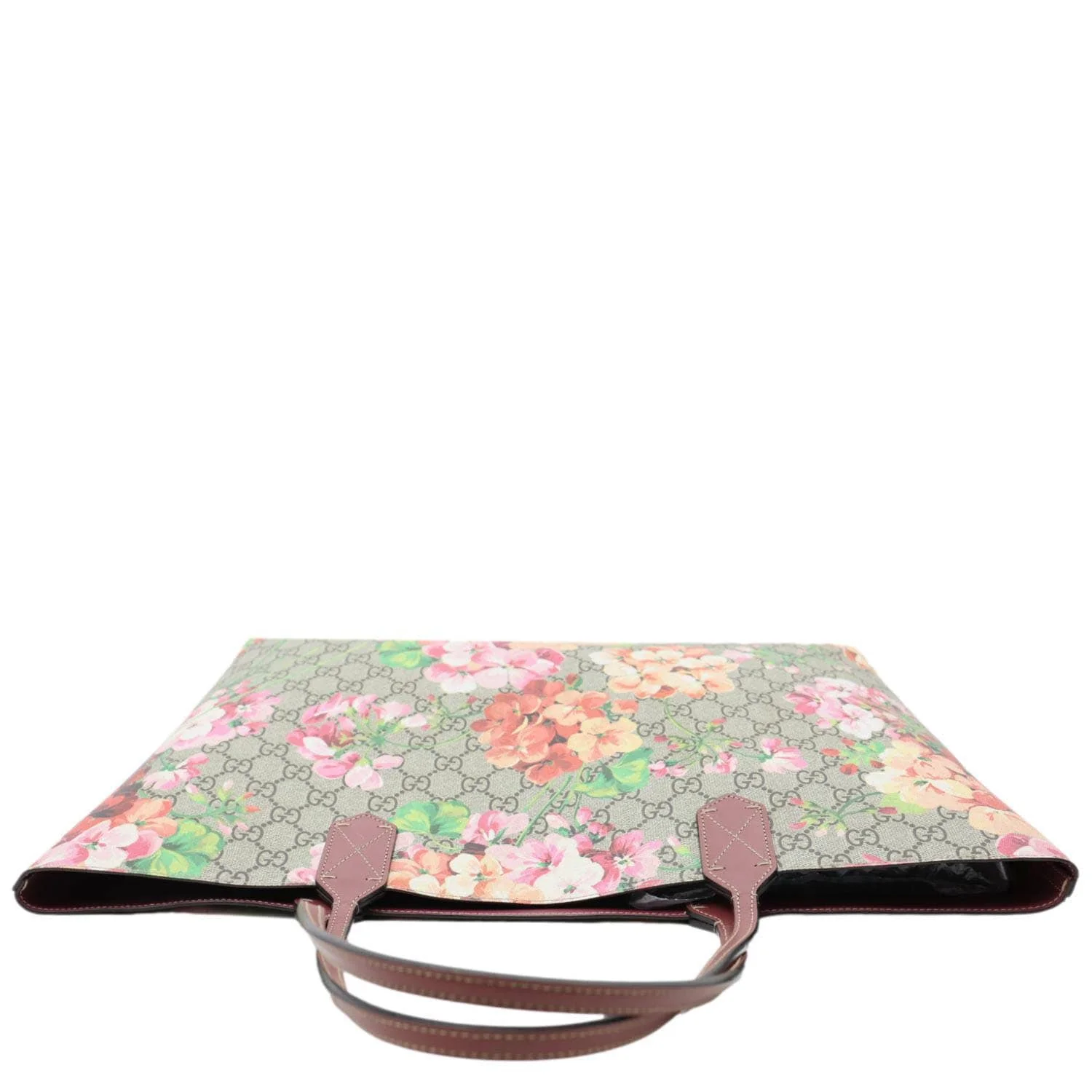 GUCCI Blooms GG Supreme Floral Tote Bag Dry Rose 368568 - Image 4