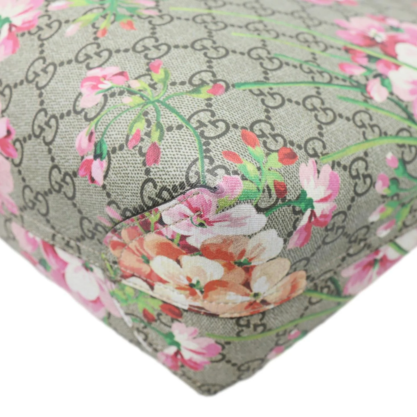 GUCCI Blooms GG Supreme Floral Tote Bag Dry Rose 368568 - Image 8
