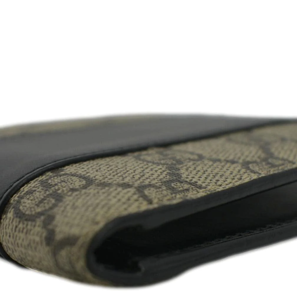 GUCCI GG Supreme Monogram Canvas Bifold Wallet Beige 451240 - Image 7