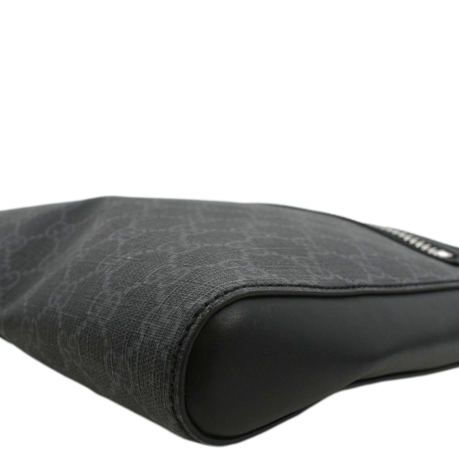 GUCCI GG Supreme Canvas Square Messenger Bag Black 474137 - Image 7