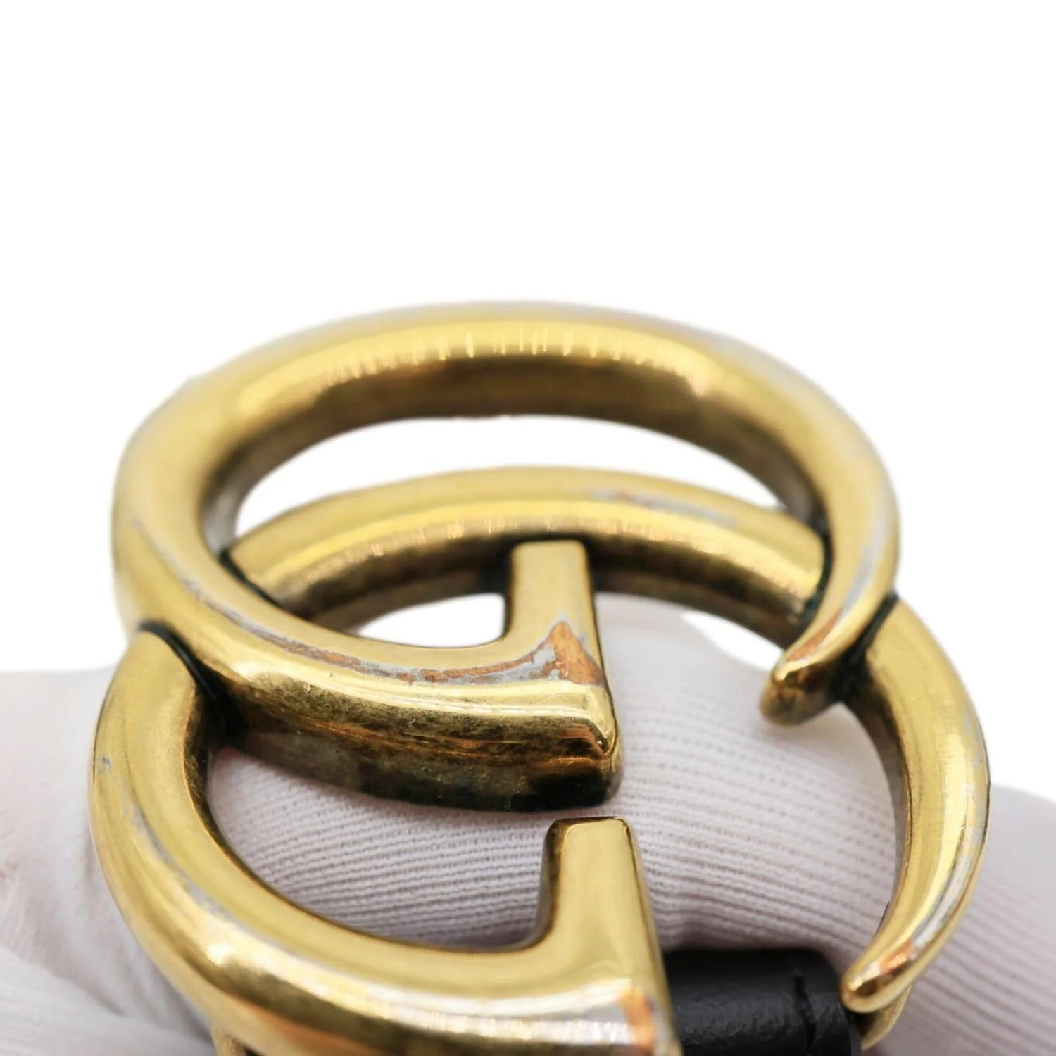 GUCCI Marmont GG Supreme Leather Belt Beige 625839 Size 95/38 625839 - Image 3