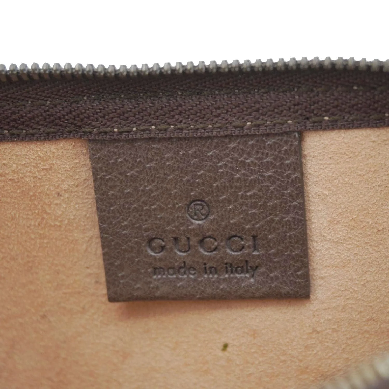 GUCCI GG Supreme Canvas Wristlet Beige 539335 - Image 14