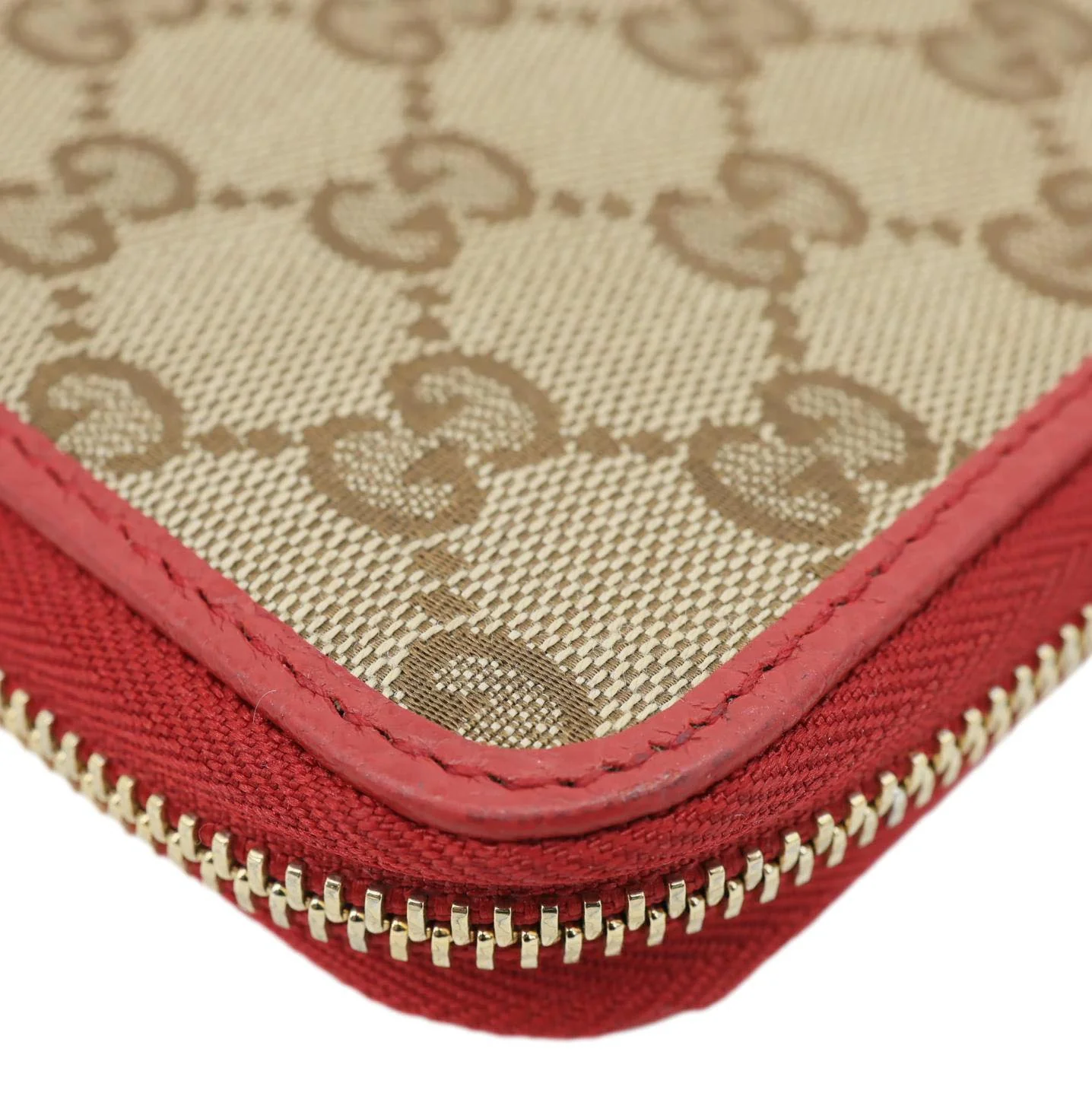 GUCCI GG Monogram Canvas Zippy Wallet Beige 363423 - Image 7