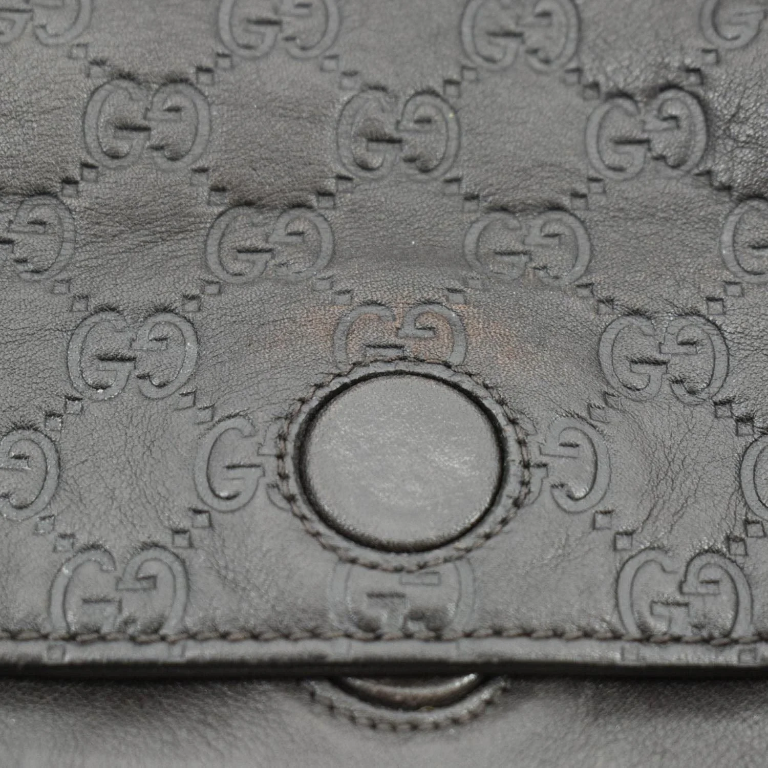 GUCCI Bree Medium Leather Top Handle Shoulder Bag Dark Brown 353120 - Image 15