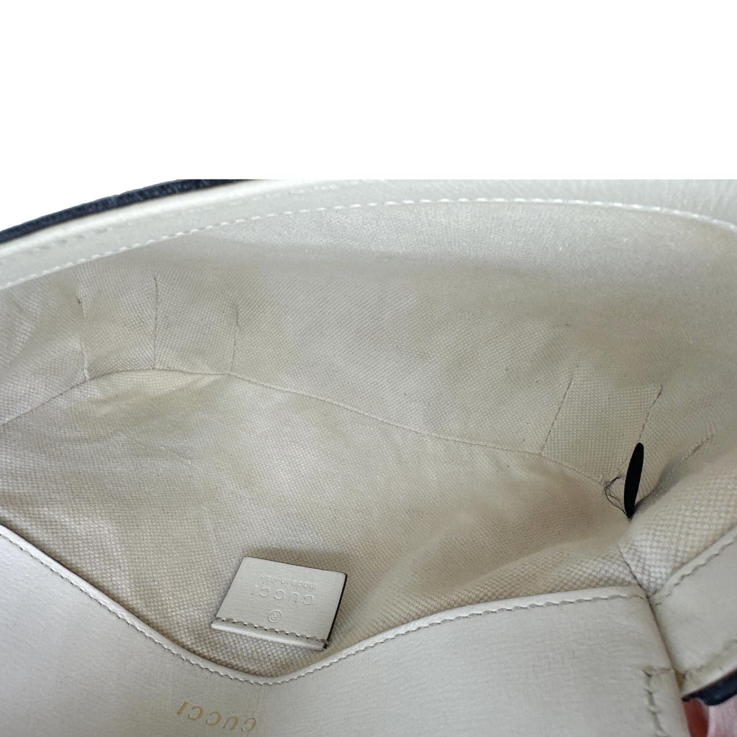 GUCCI Horsebit 1955 Flap Small GG Supreme Canvas Shoulder Bag Beige 658574 - Image 10