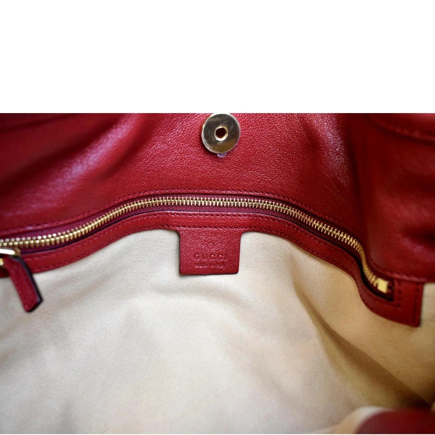 GUCCI Horsebit 1955 Leather Messenger Bag Red 602089 - Image 11