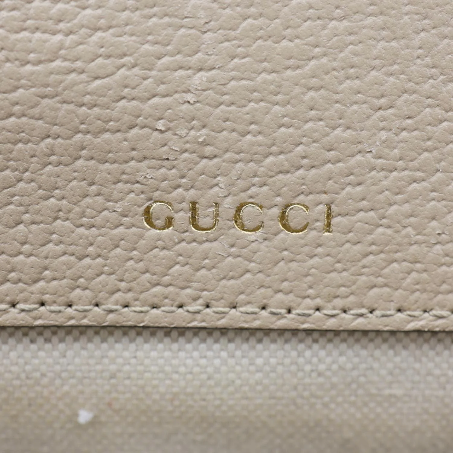 GUCCI Horsebit 1955 Flap Small GG Supreme Canvas Shoulder Bag Beige 658574 - Image 17