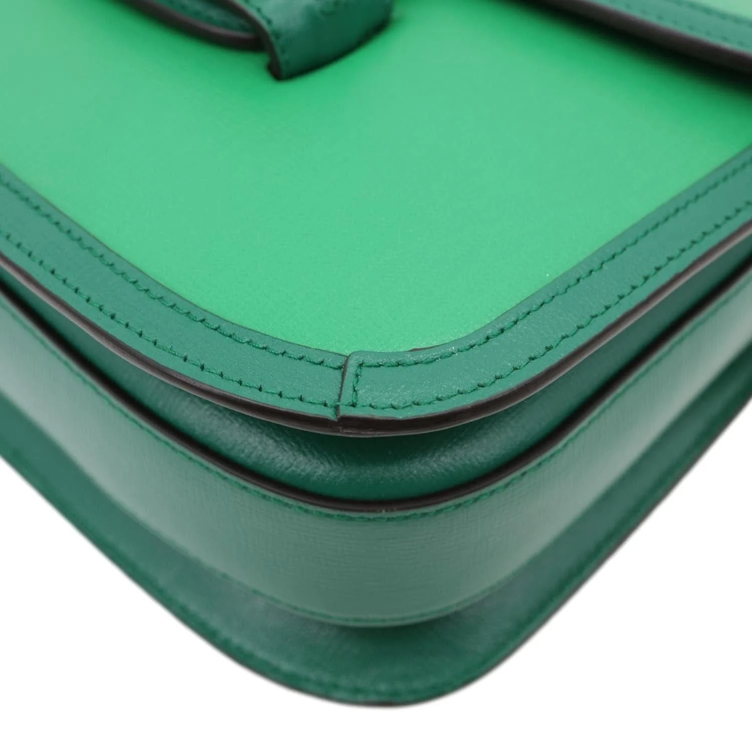 GUCCI Horsebit 1955 Small Leather Shoulder Bag Green 602204 - Image 9