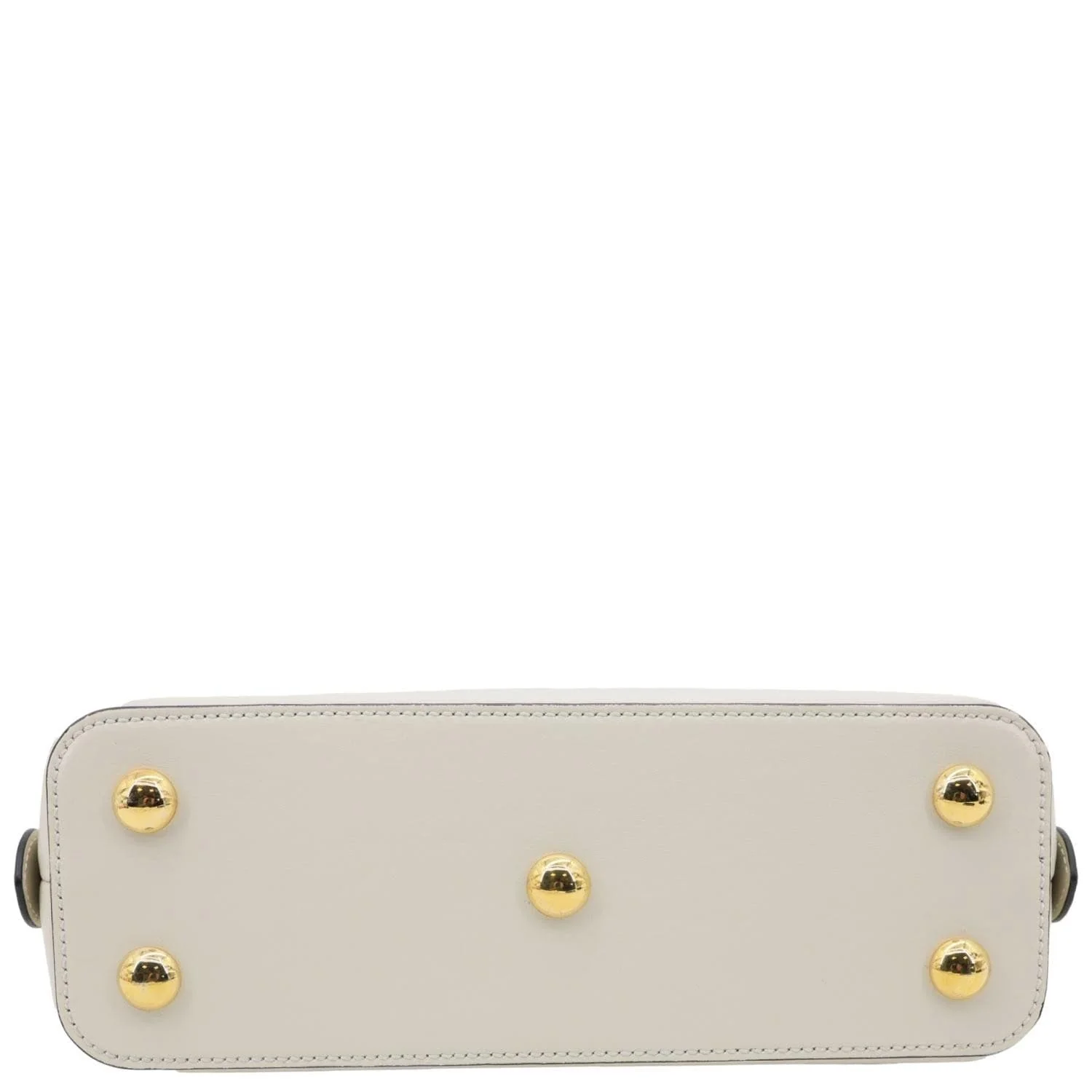 GUCCI Horsebit 1955 Small Leather Top Handle Bag White 621220 - Image 10
