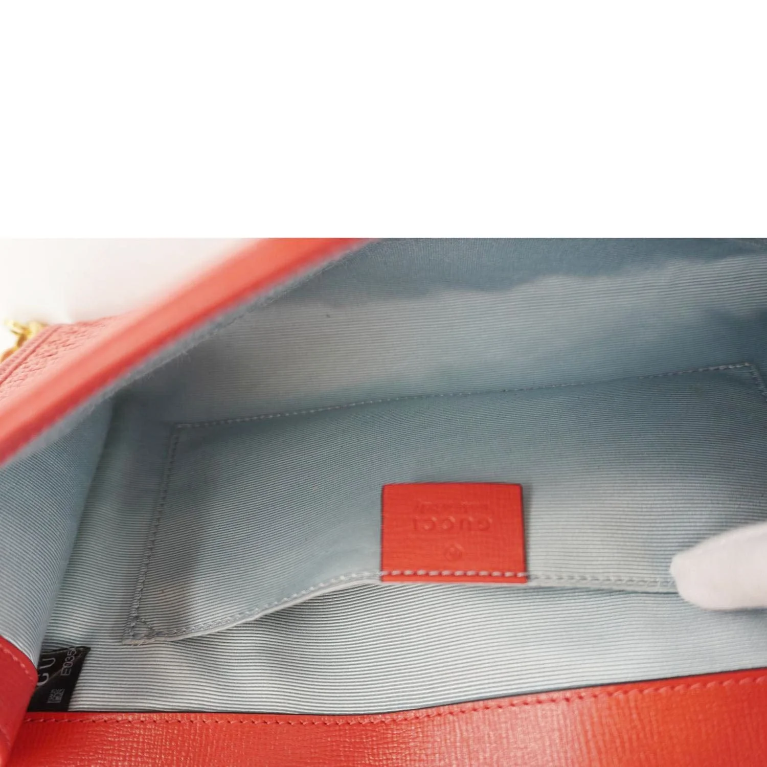 GUCCI Horsebit 1955 Straw Shoulder Bag Red 655667 - Image 14