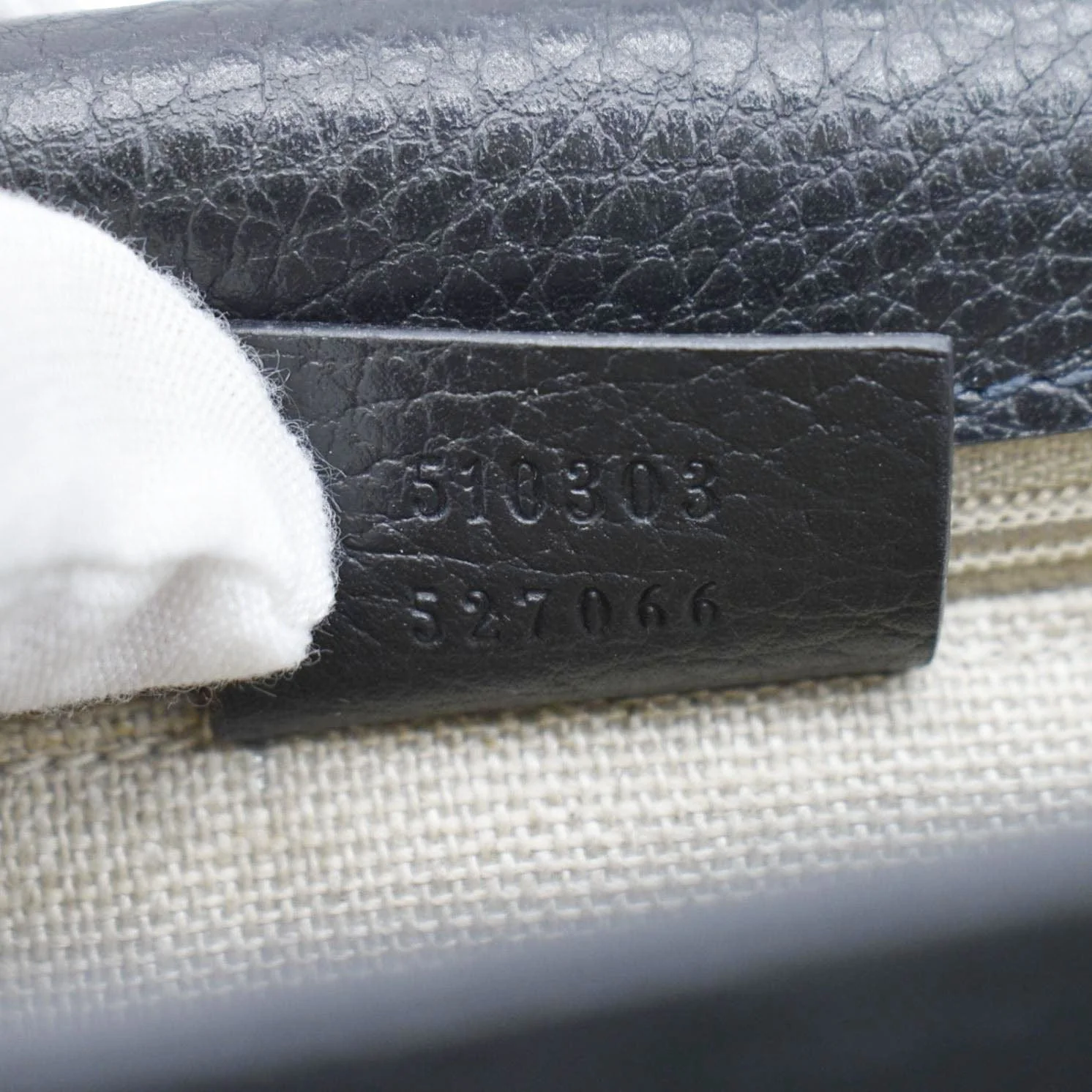 GUCCI Interlocking GG Leather Crossbody Bag Black 510303 - Image 12